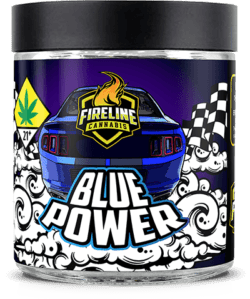 Blue Power Marijuana Weed Pot Flower Bud